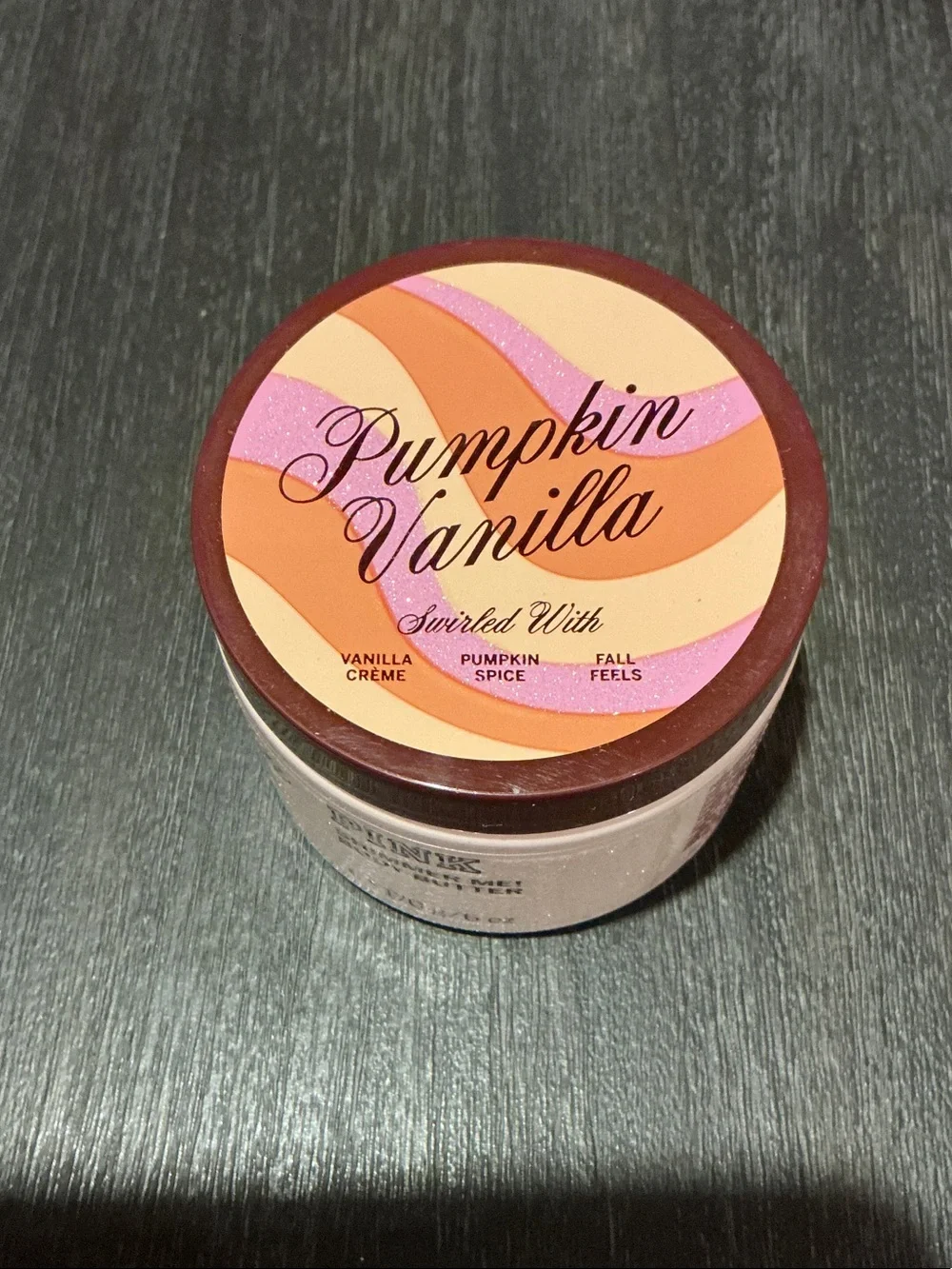 PINK Victoria's Secret Pumpkin Vanilla Shimmer Me Body Butter